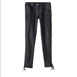Isabel Marant x H&M Lace Leather Pants Size 4